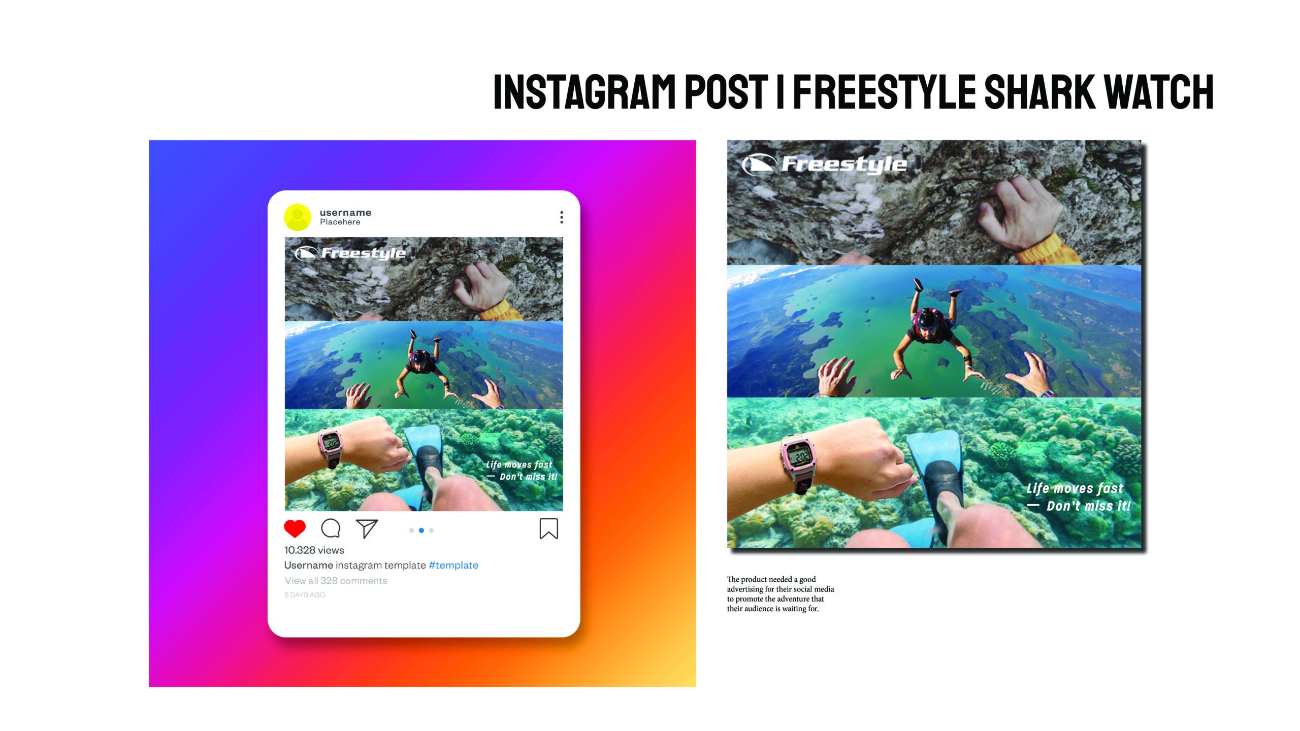 Freestylewatchpresentation9 instagram post for freestyle watches