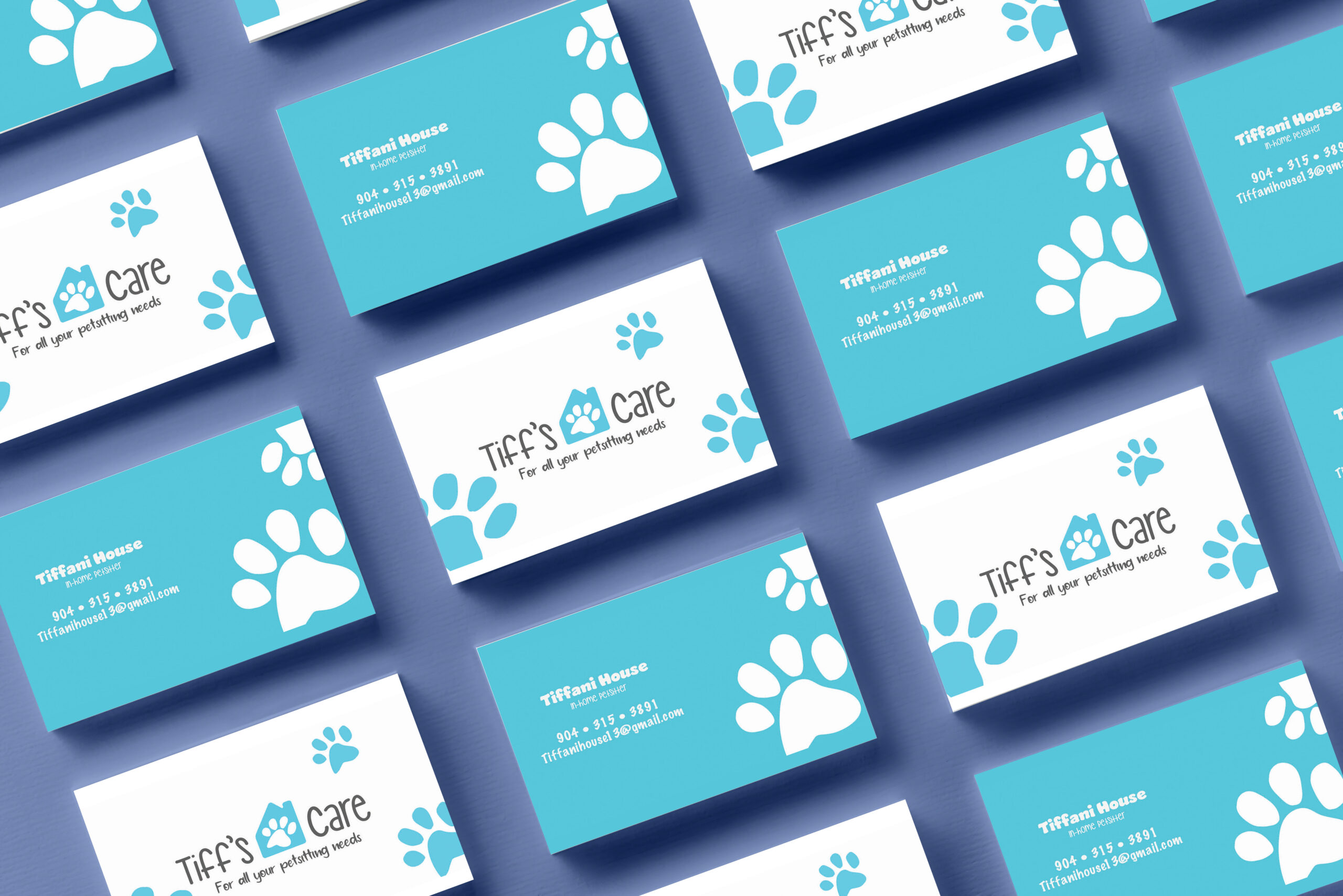 Mockup-5 Tiff's care business cards