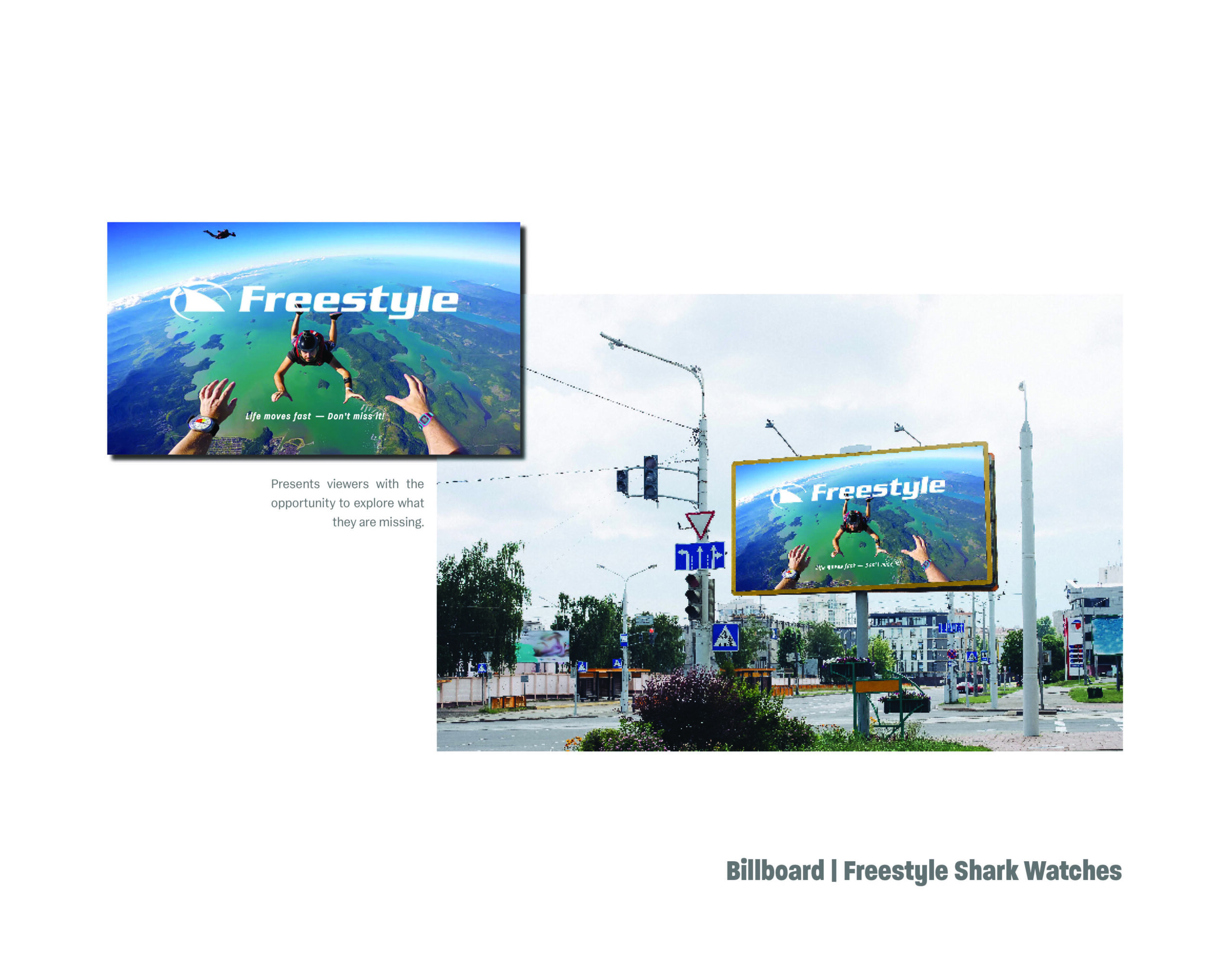Porfoliobookv2 freestyle ad skydiving on a billboard