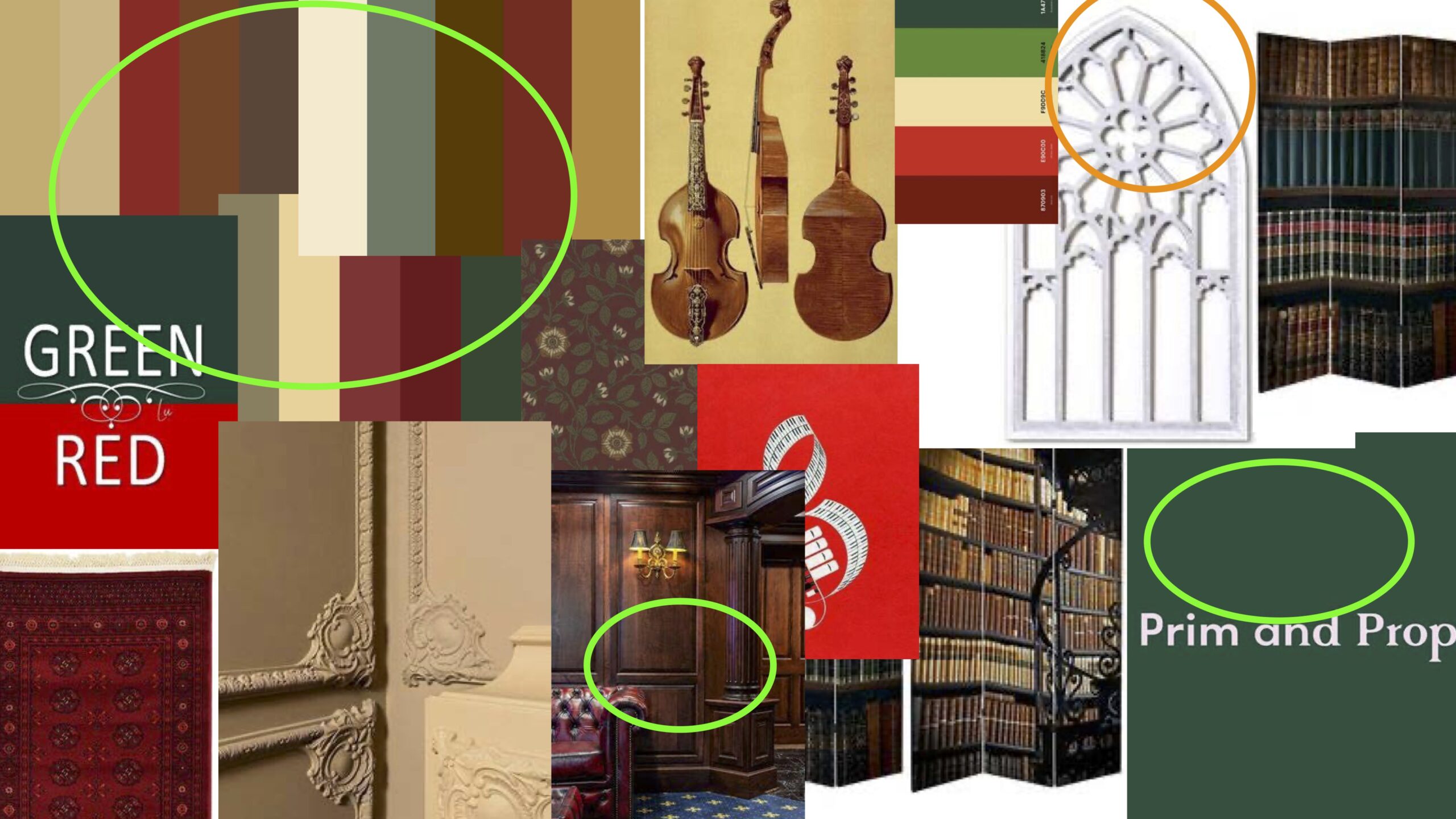 color moodboard for A.C.E.S.